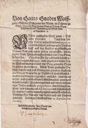 1632,Düsseldorf, "Wolfgang Wilhelm, Pfalzgrave bey Rheyn", dek. ...