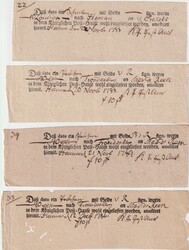 10080030: Old German States Prussia Postscheine