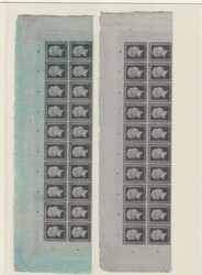 1/2 bis 3 Sgr., zweiter Neudruck, je oberes postfrisches ...