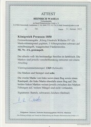 3 Sgr. a. maisgelb, voll- bis breitrandiger Kabinett-Fünferstreifen ...