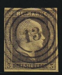 80: Germania - Stati de Prussia - Cancellations and seals