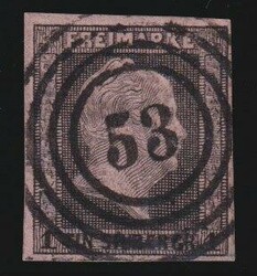 80: Germania - Stati de Prussia - Cancellations and seals