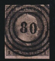 80: Germania - Stati de Prussia - Cancellations and seals