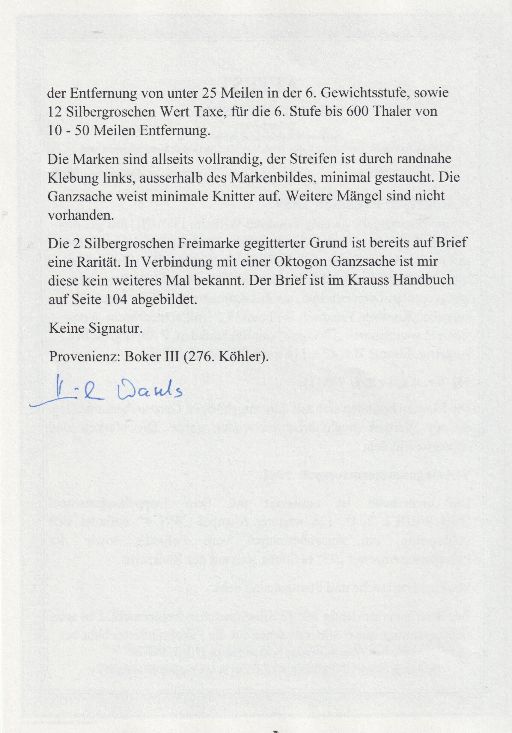 Image 3 for lot number 236 for Südphila P. Feuser 106th Auction