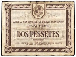 110.30: Banknoten - Andorra