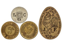 125: Auxiliary coins and tokens