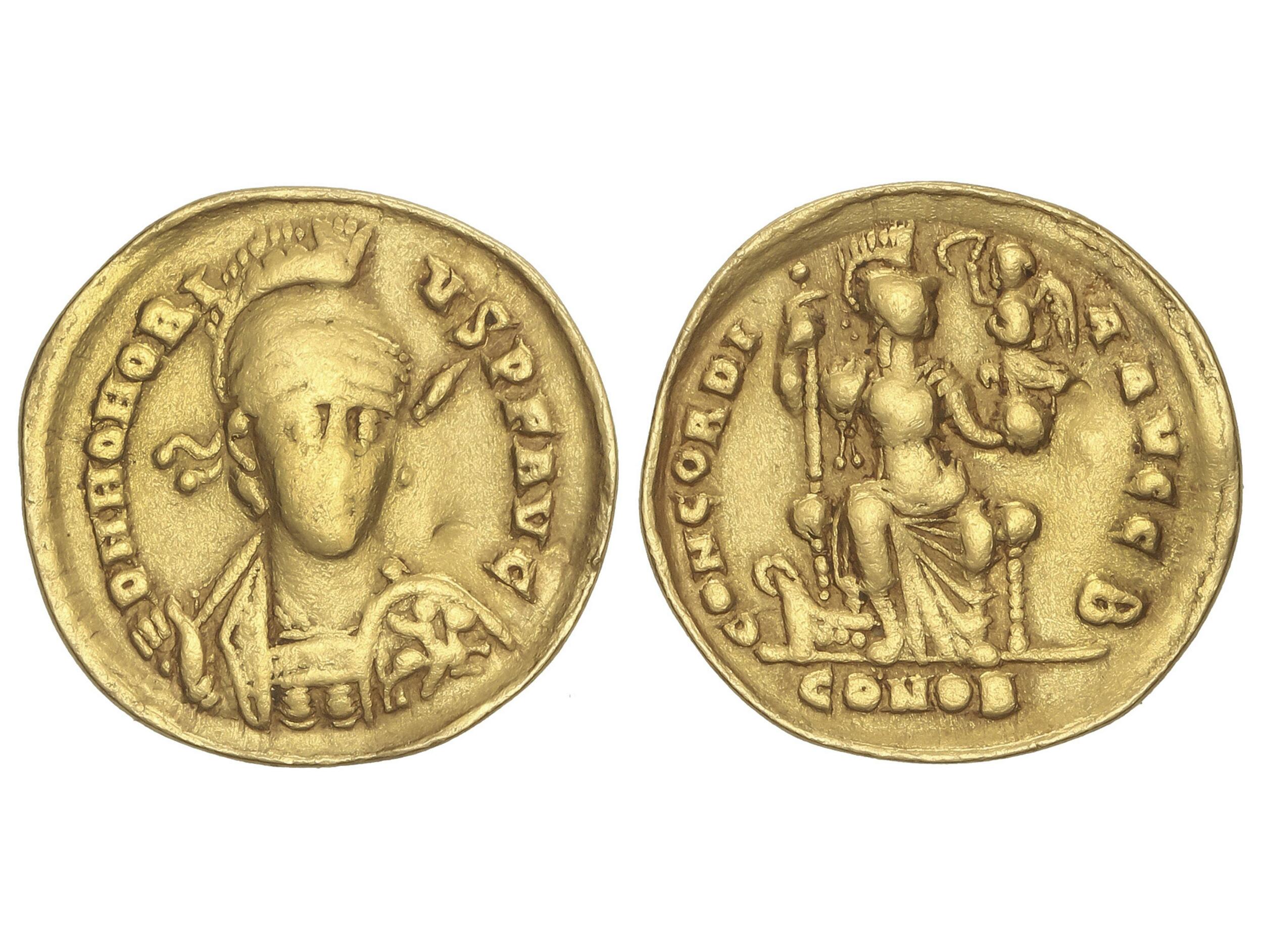 10.50.10: L’antiquité - re-divisé Empire - Honorius, 393-423