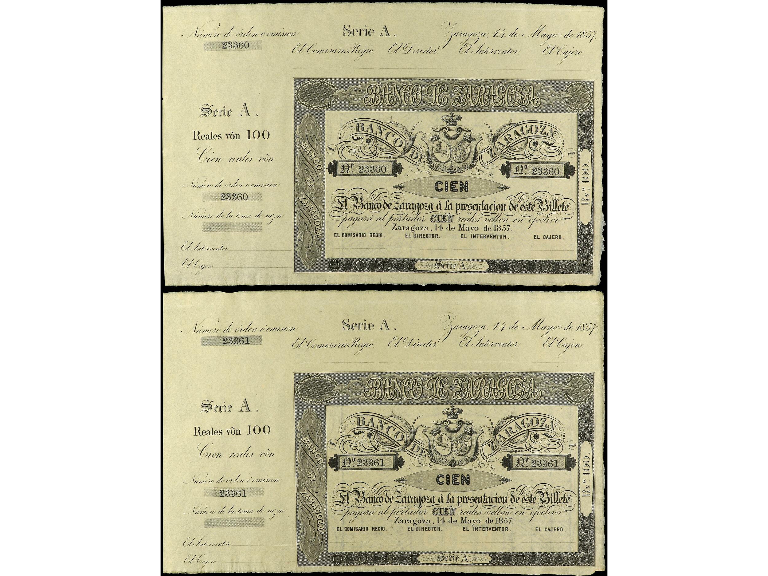 110.470.5: Banknotes - Spain - Spain up to 1873