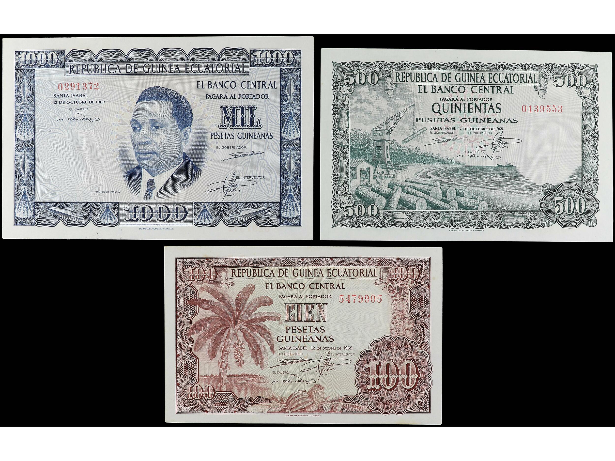 110.550.20: Guinée équatoriale - Afrique - les billets