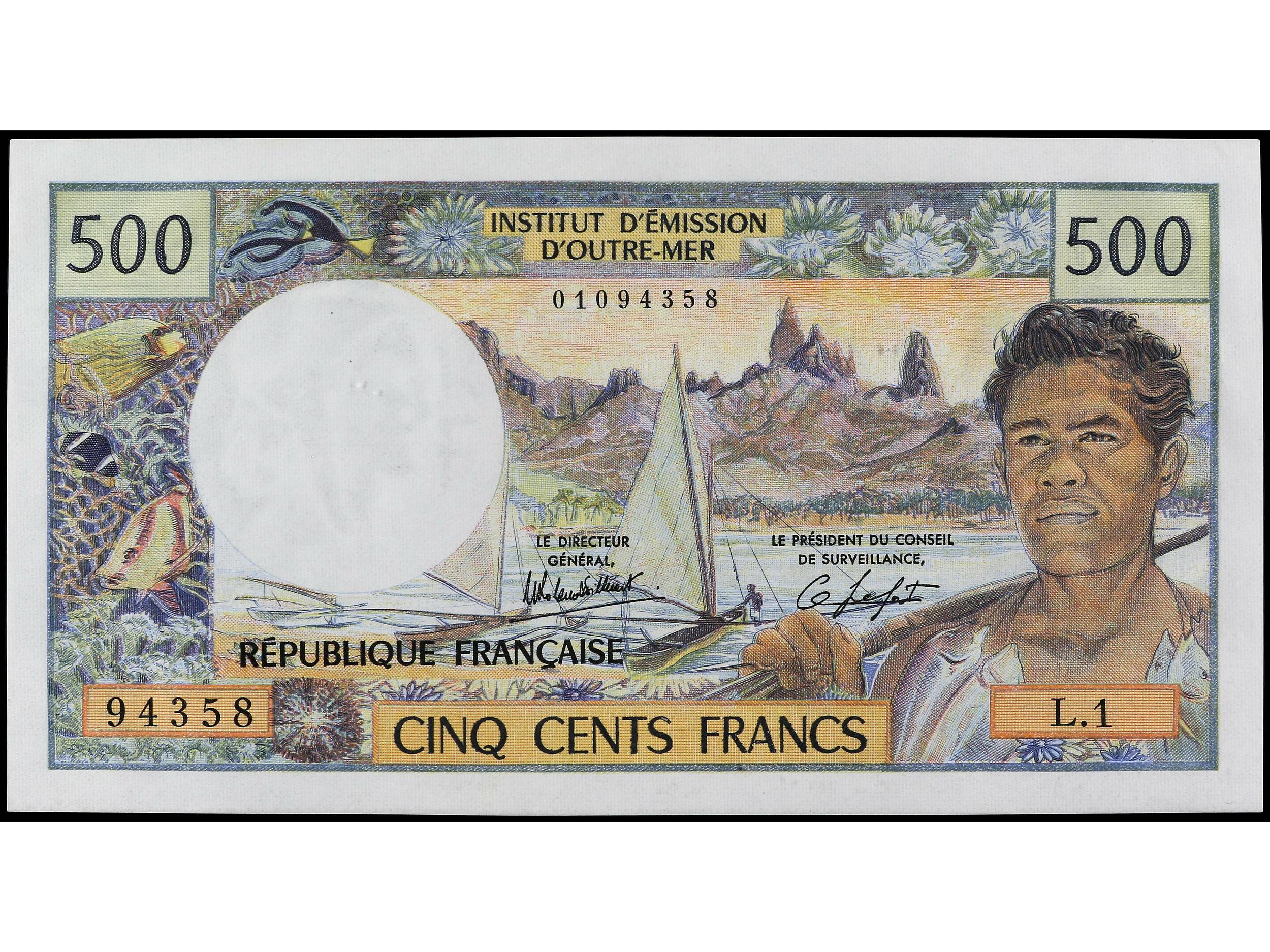 110.580.60: Banknotes – Oceania - New Caledonia