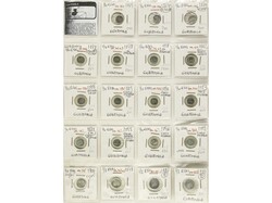 Lote 92 monedas. Siglo XIX-XX. AR, Ni, latón. Contiene módulos de ...