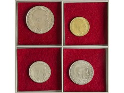 Serie 4 monedas 1, 5, 25 y 50 Bipkwele. 1980. AlBr. y CuNi. KM-50/53. ...