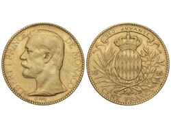 100 Francs (Cent). 1895-A. ALBERT I. PARIS. 32,16 grs. AU (900). ...