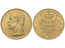 100 Francs (Cent). 1896-A. ALBERT I. PARIS. 32,25 grs. AU (900). ...
