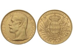100 Francs (Cent). 1904-A. ALBERT I. PARIS. 32,23 grs. AU (900). ...
