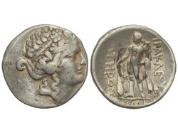 Tetradracma. Siglo II a.C. TASOS. ISLAS DE TRACIA. Anv.: Cabeza de ...