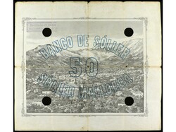 Obligación al portador 50 Pesetas. 1 Enero 1930. BANCO DE SOLLER ...