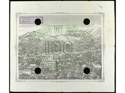 Obligación al portador 100 Pesetas. 1 Enero 1930. BANCO DE SOLLER ...
