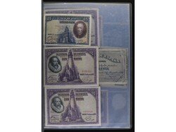 Lote alrededor de 200 billetes. Mayoría de billete español y varios ...