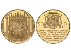 50 Diners. 1998. 15,57 grs. AU (917). 250 Aniversario de la ...