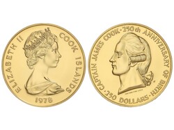 250 Dollars. 1978. ELIZABETH II. 17,74 grs. AU (900). 250 aniversario ...