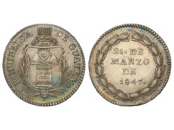 Medalla Proclamación. 21 Marzo 1847. INDEPENDENCIA. 3,31 grs. AR. Ø ...