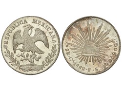 8 Reales. 1882. GUADALAJARA. F.S. 27,01 grs. AR. (Leves golpecitos). ...