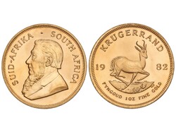 Krugerrand. 1982. 33,91 grs. AU (917). Fr-B1; KM-73. SC.