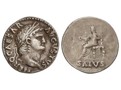 Denario. 63-68 d.C. NERÓN. Anv.: NERO CAESAR AVGVSTVS. Cabeza ...
