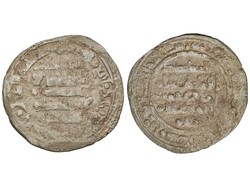Dirham. ABBAD BEN MUHAMMAD AL MUTADID. AL ANDALUS. Anv.: Citando al ...