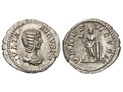 Denario. 196-211 d.C. JULIA DOMNA. Anv.: IVLIA AVGVSTA. Busto ...