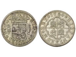 2 Reales. 1724. SEGOVIA. F. 5,65 grs. (Limpiada). ESCASA. AC-28. MBC+.
