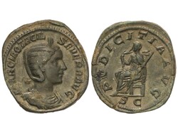 Sestercio. 244-249 d.C. OTACILIA SEVERA. Anv.: MARCIA OTACIL. SEVERA ...