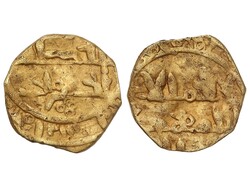 1/2 Dinar. (¿440-445H?). MAGHRAWA DE SIJILMASSA ¿MASSUD BEN ...