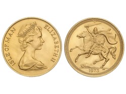 Sovereign (Pound). 1973. ISABEL II. 8,03 grs. AU (917). Fr-6; KM-27. ...