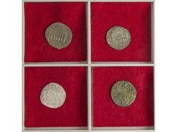 Lote 4 monedas Diner, Cornado (3). JAUME I, ENRIQUE II, ALFONSO XI y ...