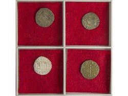 Lote 4 monedas Diner, Cornado (3). JAUME I, ENRIQUE II, ALFONSO XI y ...