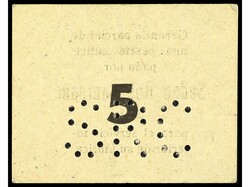 5 Cèntims. MOLLET DEL VALLÈS. SEDAS ROS CAMPAÑÁ S.A. Cartón. ...