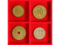 Lote 4 fichas 5 y 10 Cèntims y 1 Pesseta. LA GUIXOLENSE. SANT FELIU ...