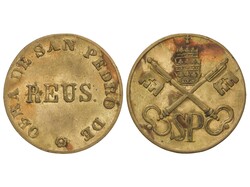 Sin valor. OBRA DE SAN PEDRO. REUS. Latón. ESCASA. L-2739. MBC+.