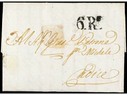 ESPAÑA: PREFILATELIA. 1763. GENOVA a CADIZ. Uno de los primeros ...