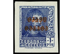 ESPAÑA. SERIE COMPLETA, 2 valores SIN DENTAR. HABILITACIÓN ...