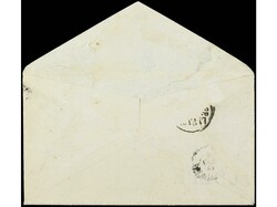 FILIPINAS. 1877. Sobre circulado a SUECIA. 10 cts. azul, mat. ...