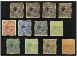 FILIPINAS. SERIE COMPLETA. 12 valores. Valor de 1 mil. (Ed. 78), sin ...