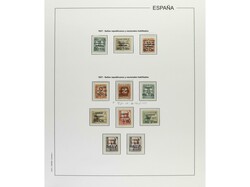 LOTES y COLECCIONES. CANARIAS. Colección montada en hojas Edifil. ...