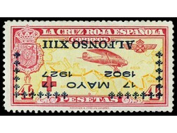 ESPAÑA. SERIE COMPLETA a falta de 10 cts. 5 valores HABILITACIÓN ...