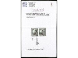 ESPAÑA. 5 cts. verde, ERROR DE COLOR SIN DENTAR. No reseñado. MUY ...