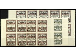 ESPAÑA: AYUNTAMIENTO DE BARCELONA. PRUEBAS DE COLOR. Serie 5ª. 5 ...