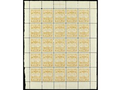 ESPAÑA: AYUNTAMIENTO DE BARCELONA. PRUEBA DE COLOR. 5 cts. ocre, en ...