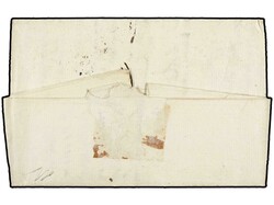 ESPAÑA: PREFILATELIA. 1789. CORUÑA a FRANCIA. Marca lineal GALICIA ...